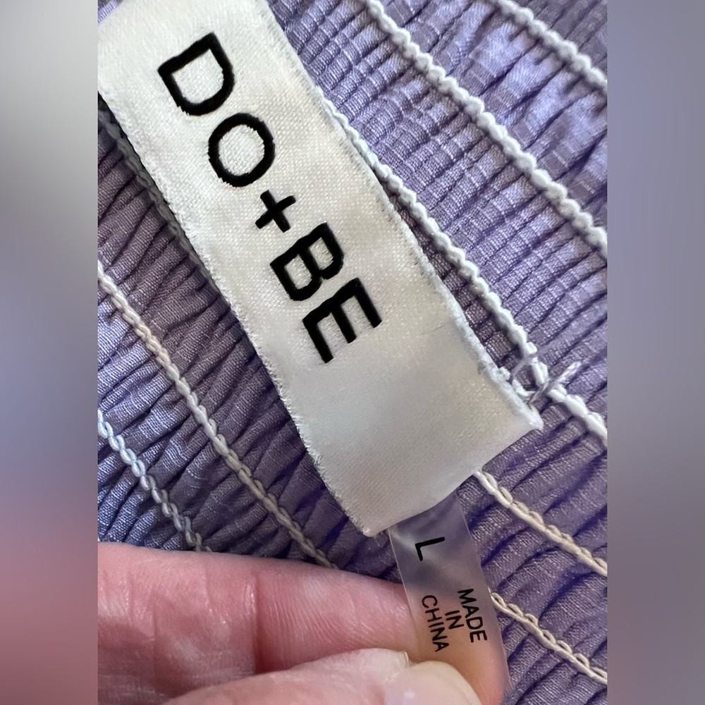 DO+ Be Lavender Ruffle Halter Top - Picture 5 of 6